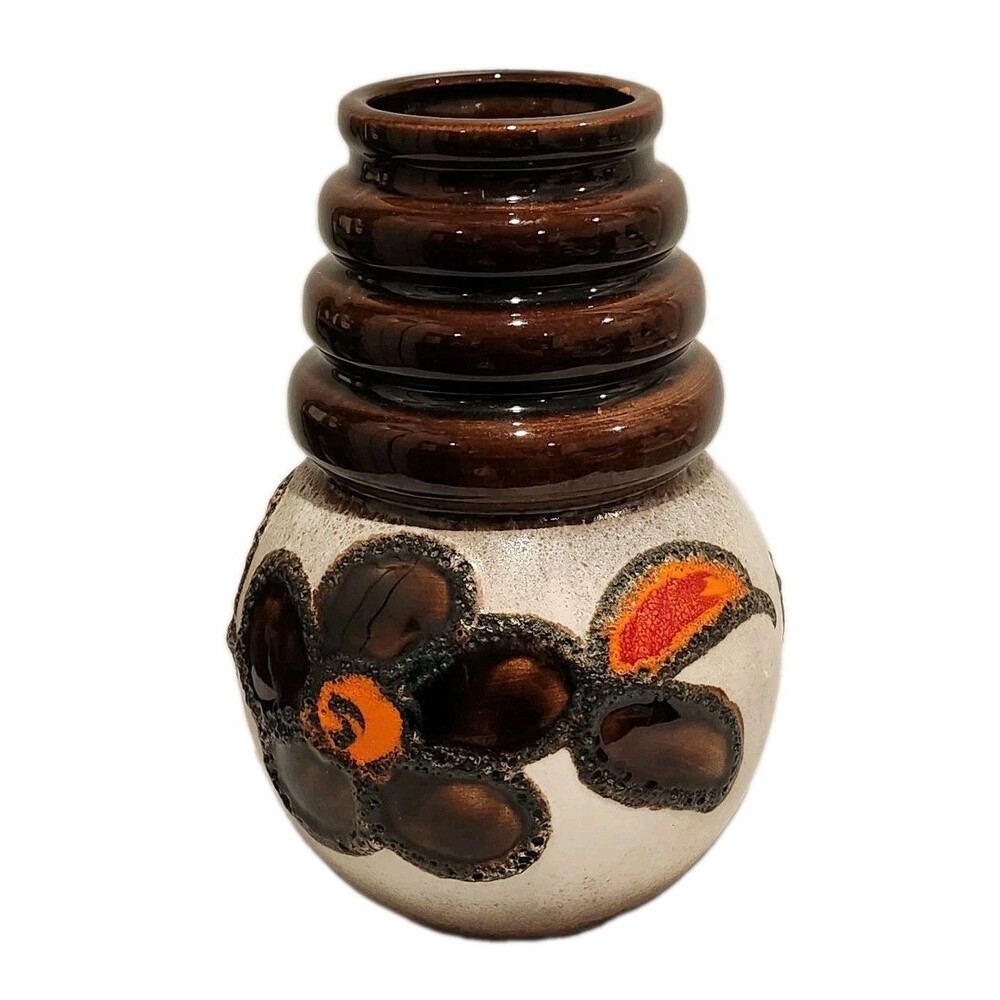 Vintage Scheurich 269-22 Wien Fat Lava Vase West Germany MCM 1970s 9"